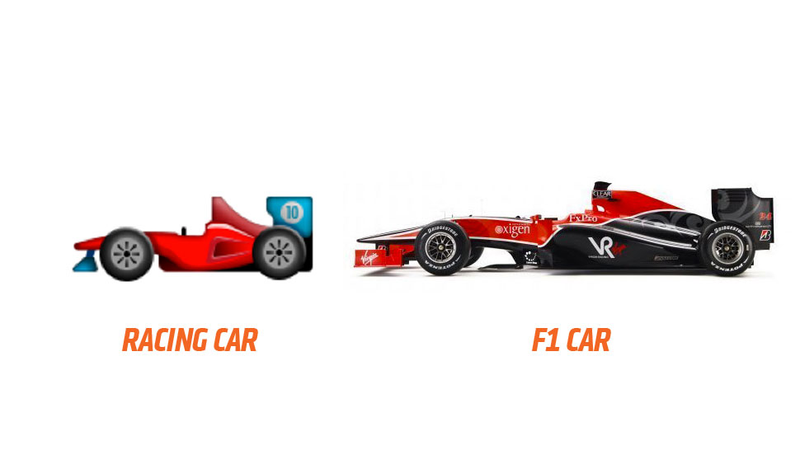 Illustration for article titled What Kind Of Cars Are Emoji Cars Supposed To Be?